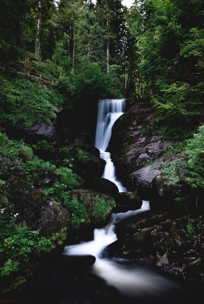 waterfall in black forest, germany