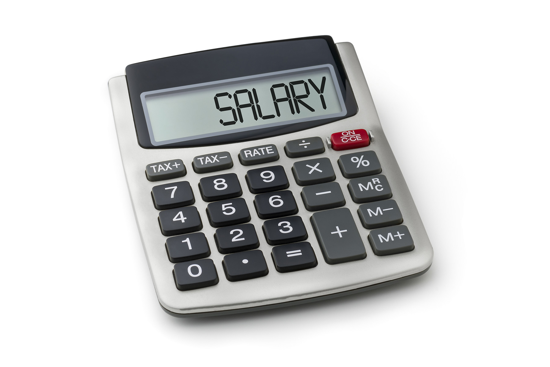 caluculator Used to Calculate Salary